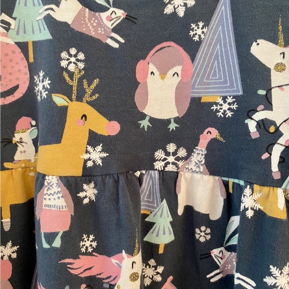 NEXT Winter Holiday Christmas Dress - Picture 2 of 6